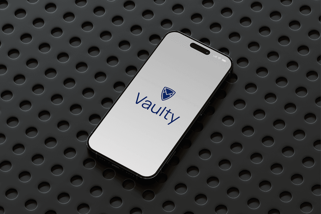 Vaulty Mobile App on Phone